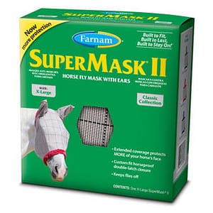 Horse Fly Mask with Ears - Double JB Feeds